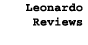 Leonardo Reviews: scholarly reviews of books, journals, exhibitions, CDs and conferences